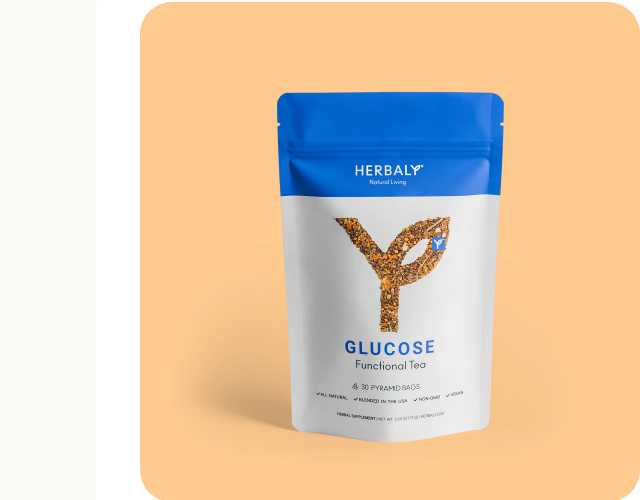 Herbaly Glucose Functional Tea bag.