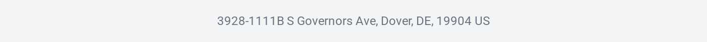 Business address: 3928-1111B S Governors Ave, Dover, DE, 19904 US
